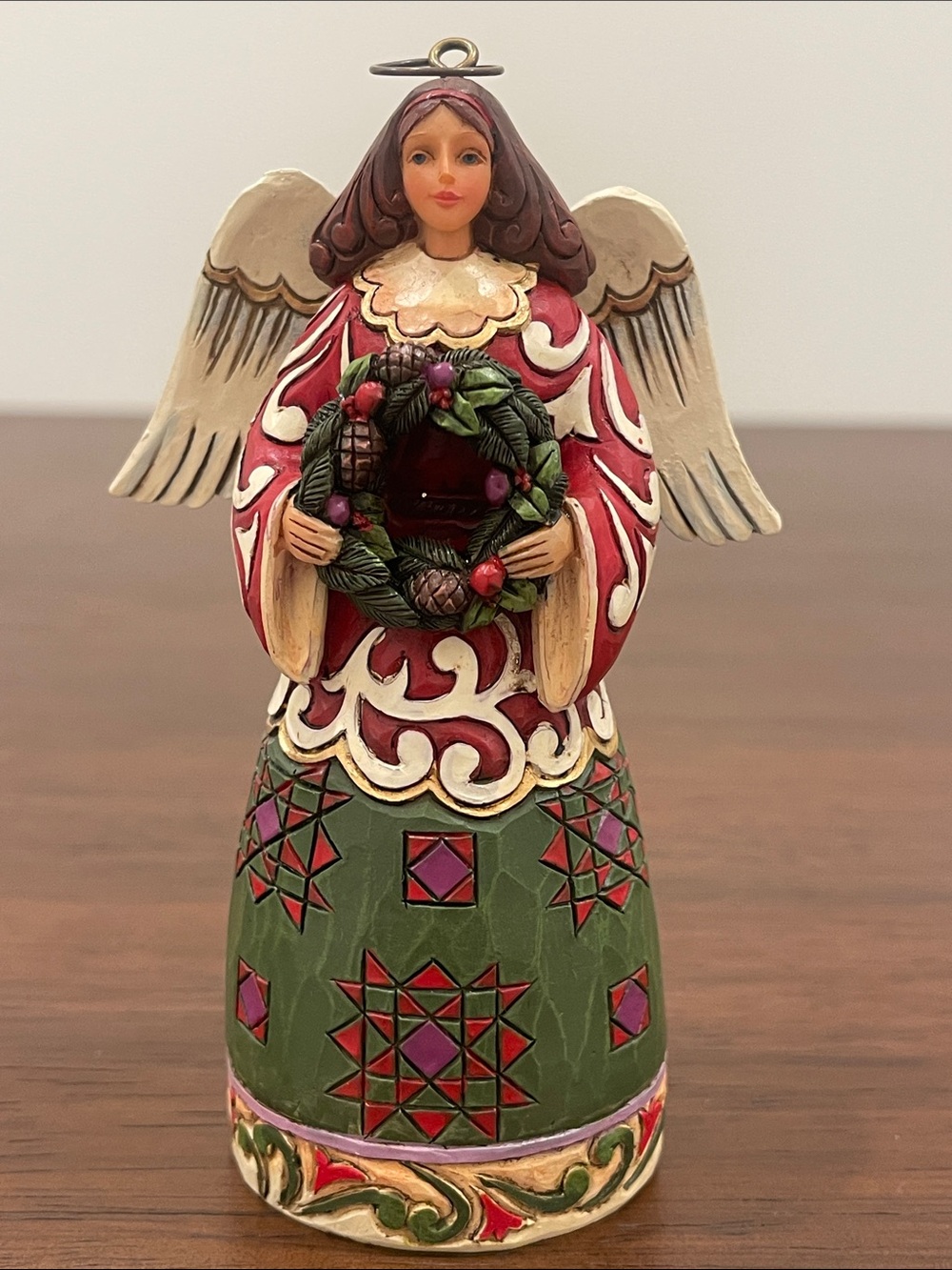Jim Shore “Prepare for Christmas Joy” Angel Ornament 2012